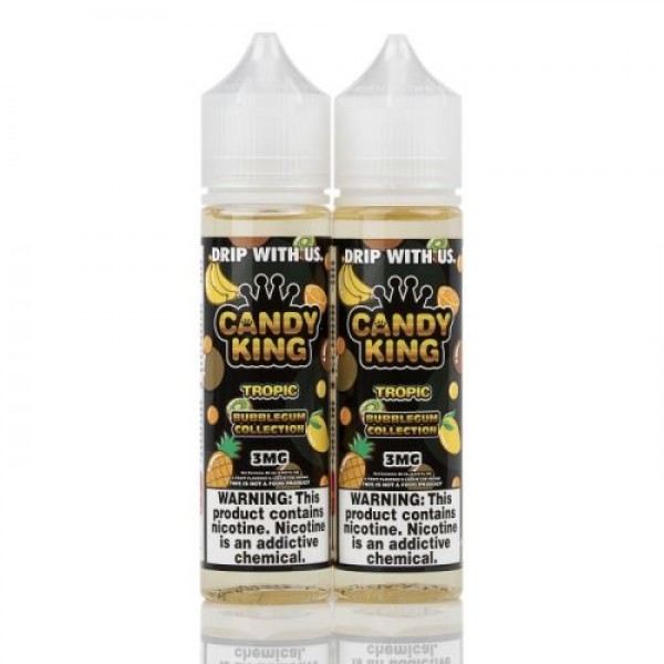 TROPIC BUBBLEGUM - CANDY KING E-LIQUID - 120ML