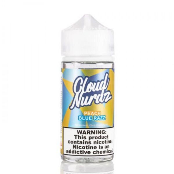 PEACH BLUE RAZZ - CLOUD NURDZ E-LIQUID - 100ML