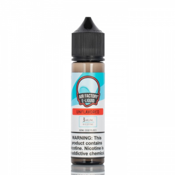 UNFLAVORED - AIR FACTORY E-LIQUID - 60ML